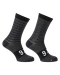 AGU calcetines clásicos - SIX6 MERINO - gris/negro