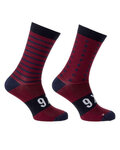 AGU calcetines clásicos - SIX6 MERINO - azul/granate