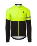 AGU maillot de invierno de manga larga - DUO WINTER - negro/amarillo