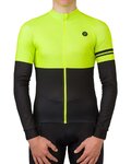 AGU maillot de invierno de manga larga - DUO WINTER - negro/amarillo