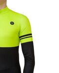 AGU maillot de invierno de manga larga - DUO WINTER - negro/amarillo