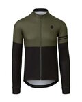 AGU maillot de invierno de manga larga - DUO WINTER - negro/verde