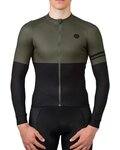AGU maillot de invierno de manga larga - DUO WINTER - negro/verde