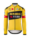 AGU maillot de invierno de manga larga - JUMBO-VISMA 2020 - negro/amarillo