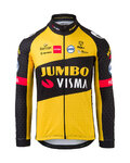 AGU maillot de invierno de manga larga - JUMBO-VISMA WINT '21 - negro/amarillo