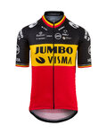 AGU jersey de manga corta - JUMBO-VISMA 2021 - negro/rojo/amarillo