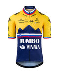 AGU jersey de manga corta - JUMBO-VISMA 2021 - azul/amarillo