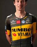 AGU jersey de manga corta - JUMBO-VISMA 2021 TDF - negro/amarillo