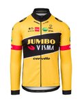 AGU maillot de verano de manga larga - JUMBO-VISMA 2022 - amarillo/negro