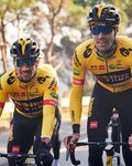 AGU maillot de verano de manga larga - JUMBO-VISMA 2022 - amarillo/negro