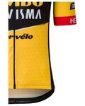AGU jersey de manga corta - JUMBO-VISMA 2023 - amarillo/negro