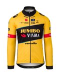 AGU maillot de verano de manga larga - JUMBO-VISMA 2023 - amarillo/negro