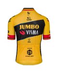 AGU jersey de manga corta - JUMBO-VISMA 2023 WOUT VAN AERT - negro/amarillo