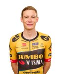 AGU jersey de manga corta - JUMBO-VISMA 2023 JONAS VINGEGAARD - negro/amarillo