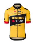 AGU jersey de manga corta - JUMBO-VISMA 2023 JONAS VINGEGAARD - negro/amarillo