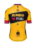 AGU jersey de manga corta - JUMBO-VISMA 2023 PRIMOZ ROGLIC - negro/amarillo