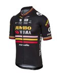 AGU jersey de manga corta - JUMBO-VISMA TRIPLE VICTORY 2023 - negro