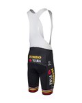 AGU pantalones cortos de tirantes - JUMBO-VISMA TRIPLE VICTORY 2023 - negro