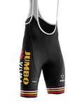 AGU pantalones cortos de tirantes - JUMBO-VISMA TRIPLE VICTORY 2023 - negro