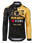AGU maillot de verano de manga larga - JUMBO-VISMA VELODROME TDF 2023 - amarillo/negro