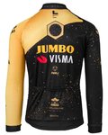 AGU maillot de verano de manga larga - JUMBO-VISMA VELODROME TDF 2023 - amarillo/negro