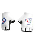 ALÉ guantes de dedos cortos - GROUPAMA FDJ 2018 - blanco