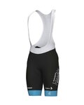 ALÉ pantalones cortos de tirantes - BAHRAIN VICTORIOUS 2023 - negro