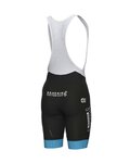 ALÉ pantalones cortos de tirantes - BAHRAIN VICTORIOUS 2023 - negro