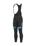 ALÉ pantalones largos con tirantes - BAHRAIN VICTORIOUS 2023 - negro