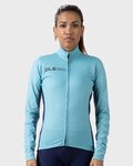ALÉ maillot de invierno de manga larga - FONDO 2.0 SOLID - azul claro
