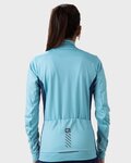 ALÉ maillot de invierno de manga larga - FONDO 2.0 SOLID - azul claro
