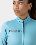 ALÉ maillot de invierno de manga larga - FONDO 2.0 SOLID - azul claro