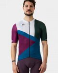 ALÉ jersey de manga corta - NEXT - verde/granate/blanco/azul