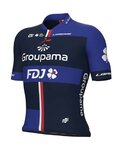 ALÉ jersey de manga corta - GROUPAMA FDJ 2023 - blanco/rojo/azul