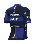 ALÉ jersey de manga corta - GROUPAMA FDJ 2023 - blanco/rojo/azul