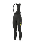 ALÉ pantalones largos con tirantes - WINTER - negro/amarillo