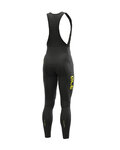 ALÉ pantalones largos con tirantes - WINTER - negro/amarillo