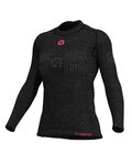 ALÉ camiseta de manga larga - SEAMLESS WOOL LADY - gris