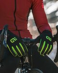ALÉ guantes de dedos largos - WINTER - amarillo/negro
