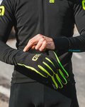 ALÉ guantes de dedos largos - WINTER - amarillo/negro