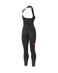ALÉ pantalones largos con tirantes - FUTURE LADY WINTER - rosa/negro