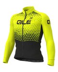 ALÉ maillot de invierno de manga larga - SUMMIT WINTER - negro/amarillo