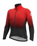 ALÉ chaqueta aislante - BULLET DWR STRETCH - negro/rojo