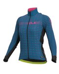 ALÉ maillot de invierno de manga larga - GREEN ROAD LADY WNT - azul/rosa