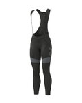 ALÉ pantalones largos con tirantes - BULLET WINTER LADY - negro/gris