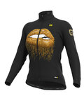 ALÉ maillot de invierno de manga larga - LIPS LADY WINTER - dorado/negro