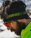 ALÉ cinta para la cabeza - STRADA  - negro/amarillo