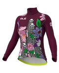 ALÉ maillot de invierno de manga larga - PR-R CITY LADY WNT - granate