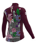 ALÉ maillot de invierno de manga larga - PR-R CITY LADY WNT - granate