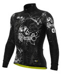 ALÉ maillot de invierno de manga larga - SKULL WINTER - negro/blanco